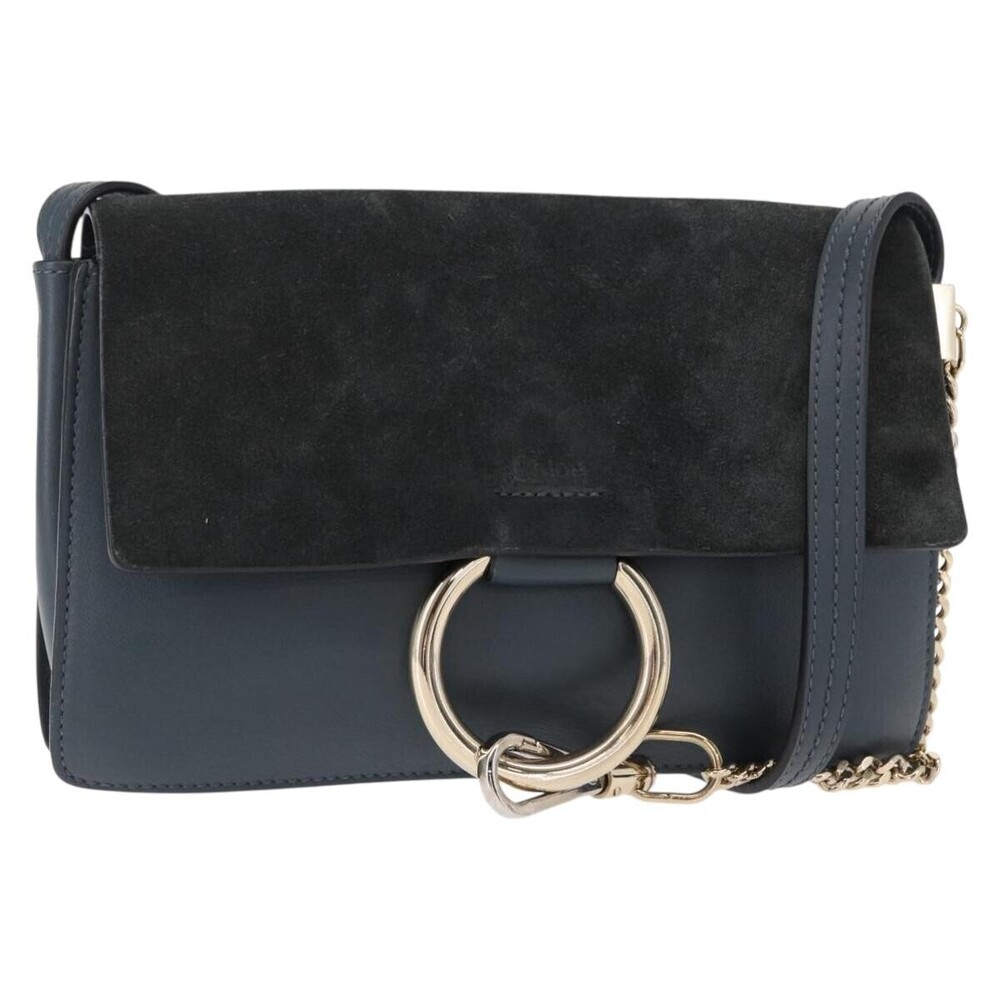 Chloe Faye Leather and Suede Small